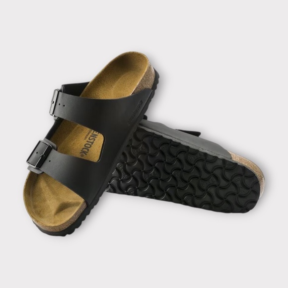 Unisex Birkenstock Arizona BS Slide Sandals, Black. 0051791 main image 4